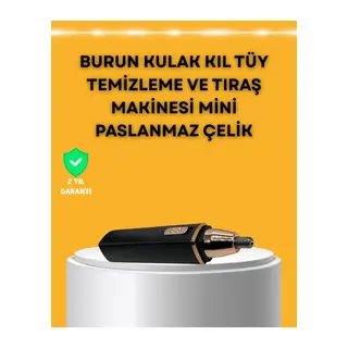 Usb Şarjlı Sessiz Burun Ve Kulak Kılı Temizleme Cihazı