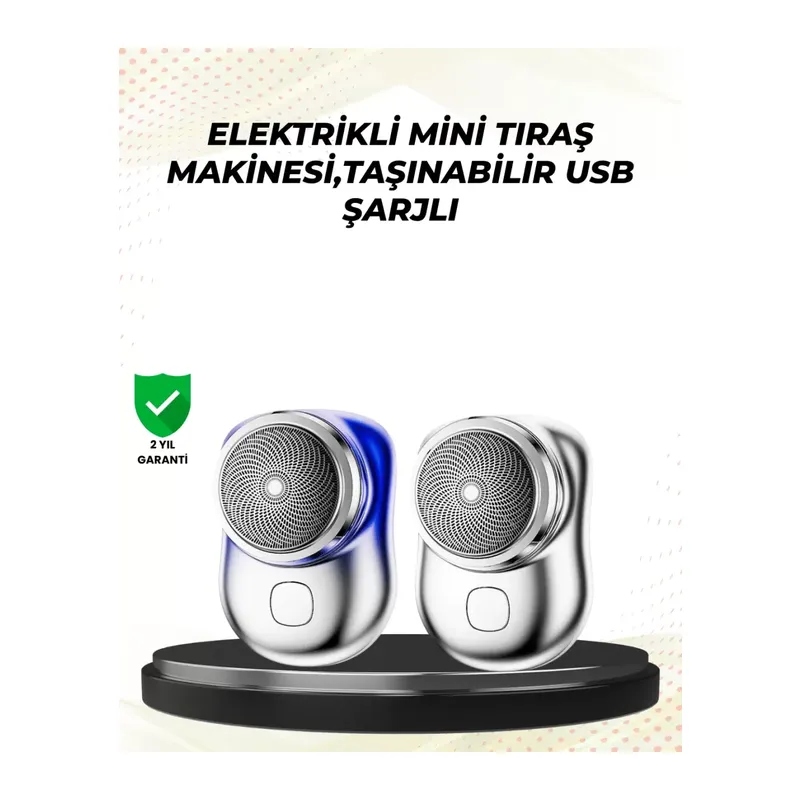 Tüm Vücut Bölgelerinde Kullanılabilen Küçük Boy Tıraş Cihazı