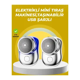 Taşınabilir, Cep Boyunda, Şarjlı Elektrikli Tıraş Makinesi