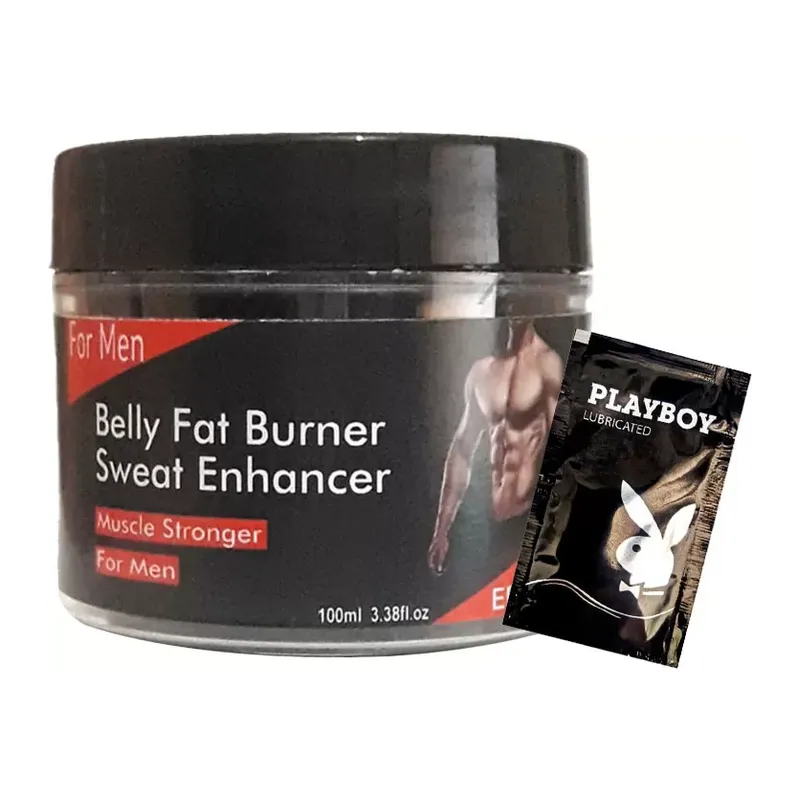 Eelhoe Belly Fatburner Sweat Enhancer Erkeklere Özel Kas Şekillendirme Kremi 100 Ml + Jel Hediye