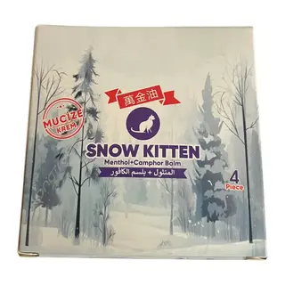 Medicablends Snow Kitten Menthol Balm Krem 4'lü