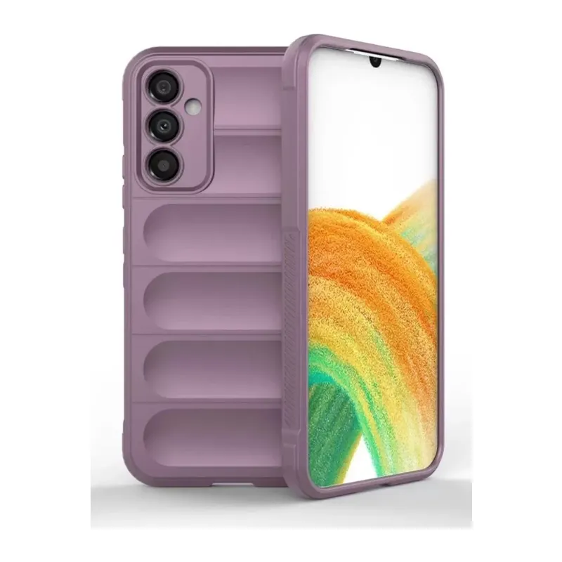 Samsung Galaxy A15 4g Kılıf Optimum Silikon - Mor