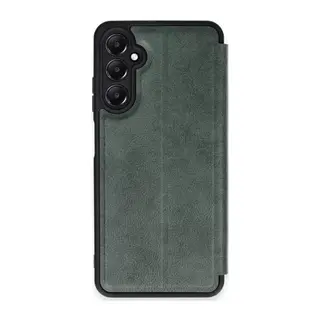 Samsung Galaxy A35 5g Kılıf Flip Cover - Koyu Yeşil