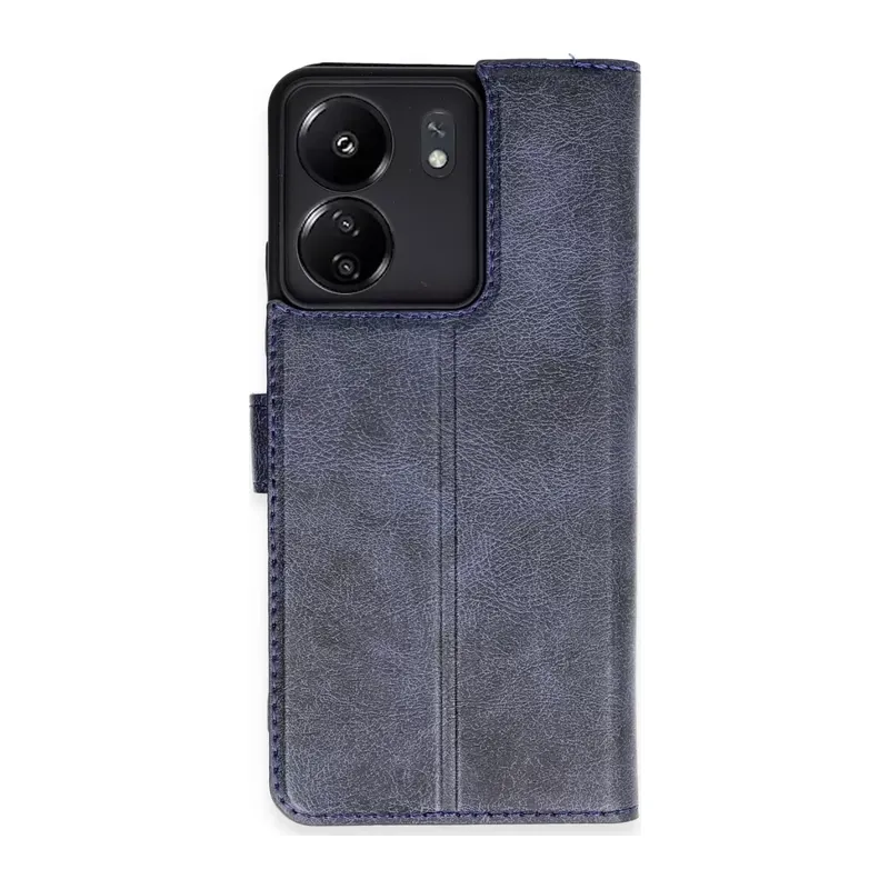 Xiaomi Redmi 13c Kılıf Trend S Plus Kapaklı Kılıf - Lacivert