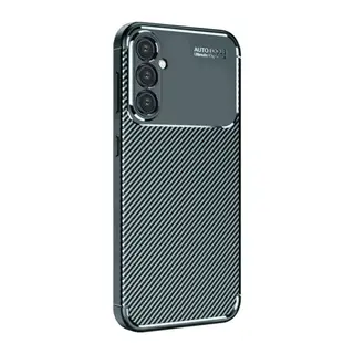 Samsung Galaxy S25 Plus Kılıf Auto Focus Karbon Kapak - Koyu Yeşil