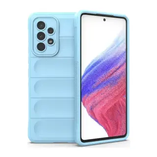 Samsung Galaxy A73 5g Kılıf Optimum Silikon - Sky Blue
