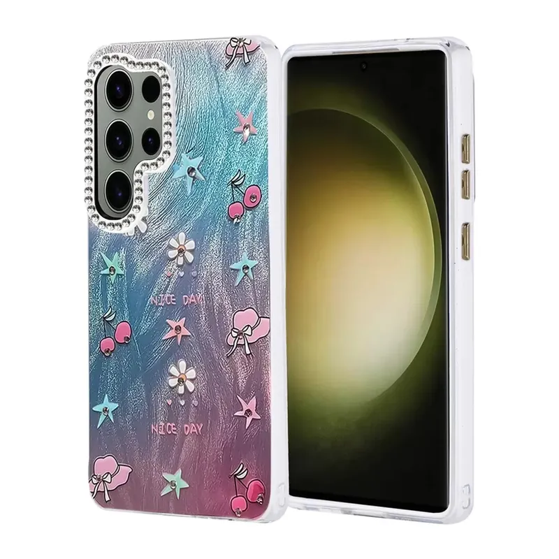 Samsung Galaxy S25 Ultra Kılıf Blade Aynalı Desenli Kapak - Desen 4