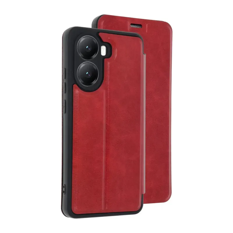 Xiaomi Poco X7 Pro Kılıf Flip Cover - Kırmızı