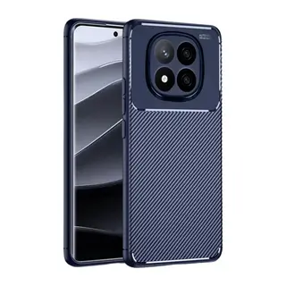 Xiaomi Redmi Note 14 Pro 5g Kılıf Auto Focus Karbon Kapak - Lacivert