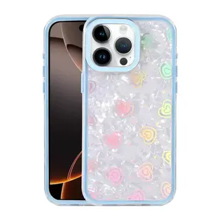 Apple İphone 16 Pro Lumi Desenli Kapak - Mavi