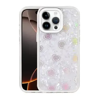 Apple İphone 16 Pro Max Lumi Desenli Kapak - Beyaz