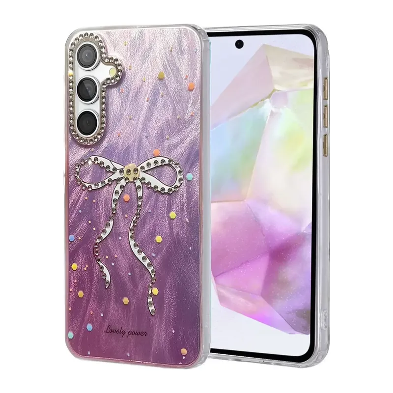 Samsung Galaxy A35 5g Kılıf Blade Aynalı Desenli Kapak - Desen 1