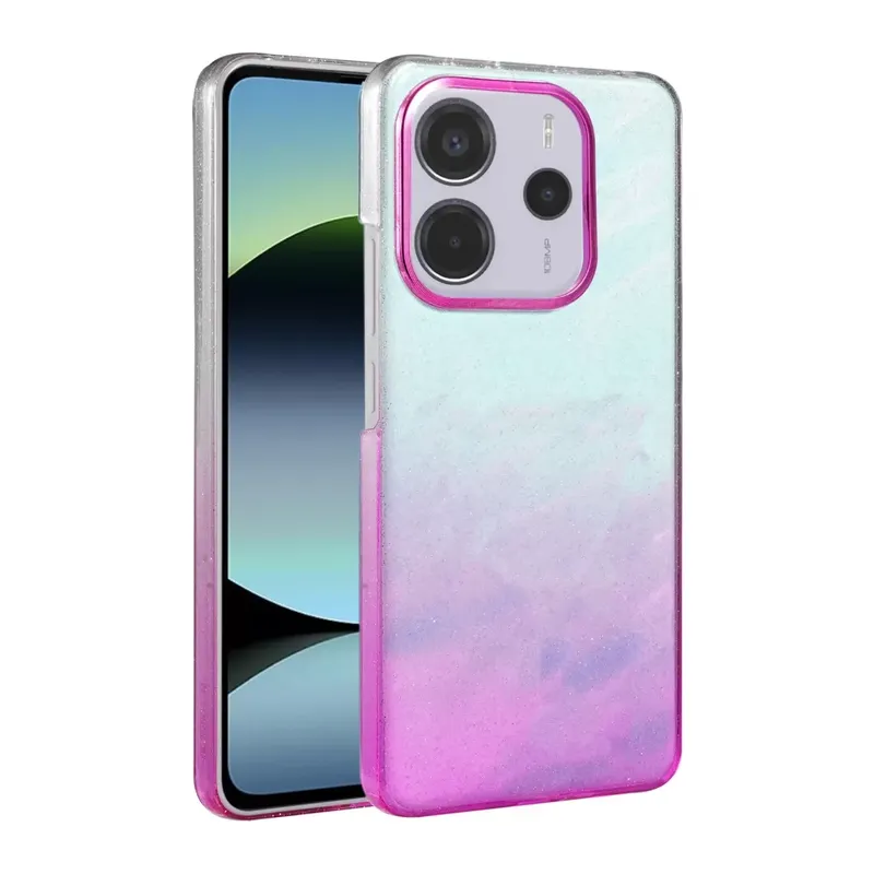 Xiaomi Redmi Note 14 4g Glossy Kapak - Mor