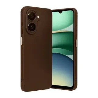 Samsung Galaxy A07 4g Auto Focus Karbon Kapak - Kahverengi