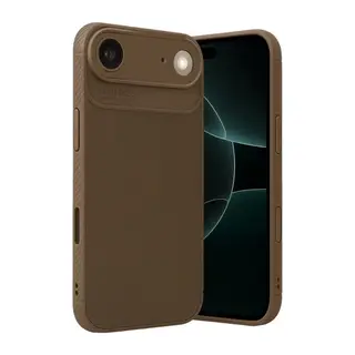 Apple İphone 17 Air Auto Focus Karbon Kapak - Kahverengi