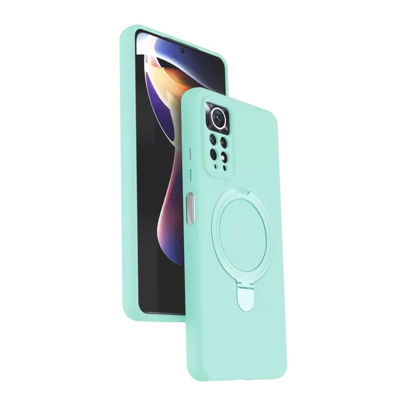 Xiaomi Redmi Note 12 Pro 4g Regal Magsafe Standlı Kapak - Su Yeşili