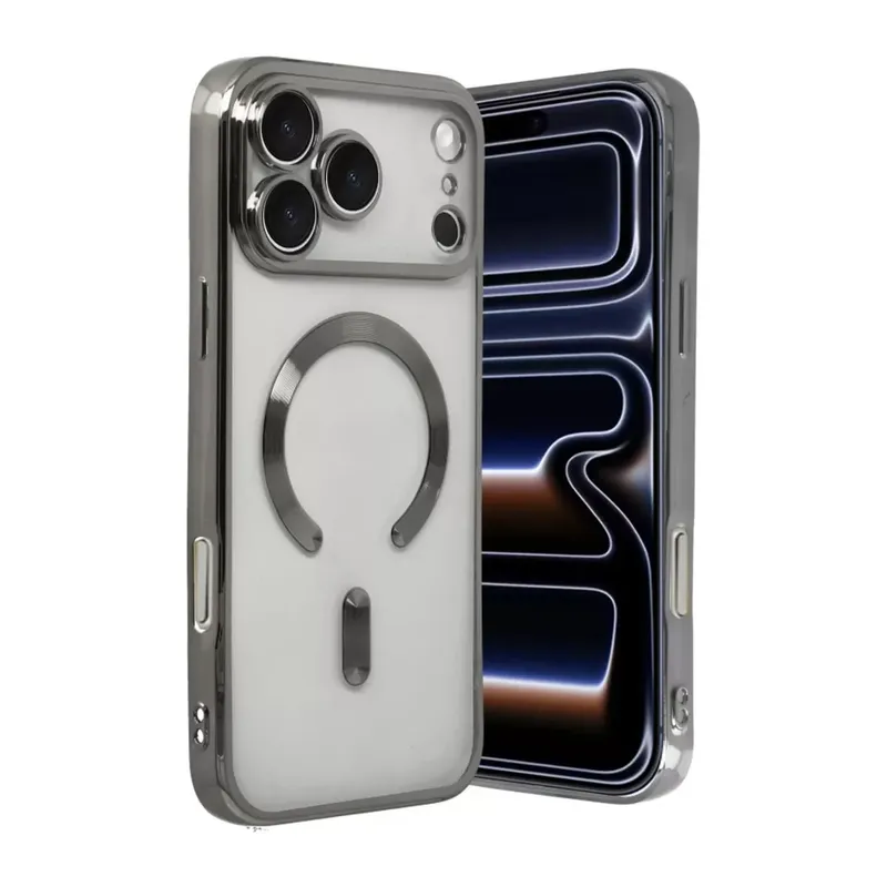 Apple İphone 17 Pro Max Kross Magneticsafe Kapak - Titan Gri
