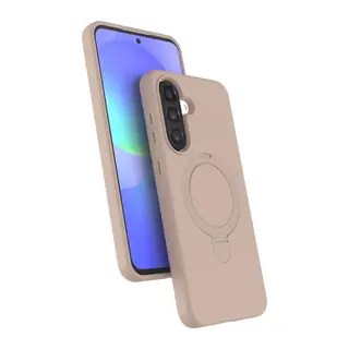 Samsung Galaxy A36 Regal Magsafe Standlı Kapak - Çöl Titanyum