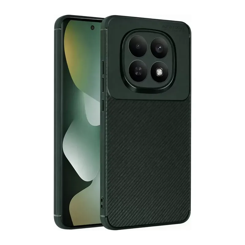 Xiaomi Redmi Note 15 Pro 5g Auto Focus Karbon Kapak - Koyu Yeşil