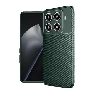 Xiaomi Mi 15t Pro Auto Focus Karbon Kapak - Koyu Yeşil