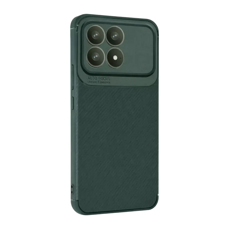 Xiaomi Poco F8 Pro Auto Focus Karbon Kapak - Koyu Yeşil