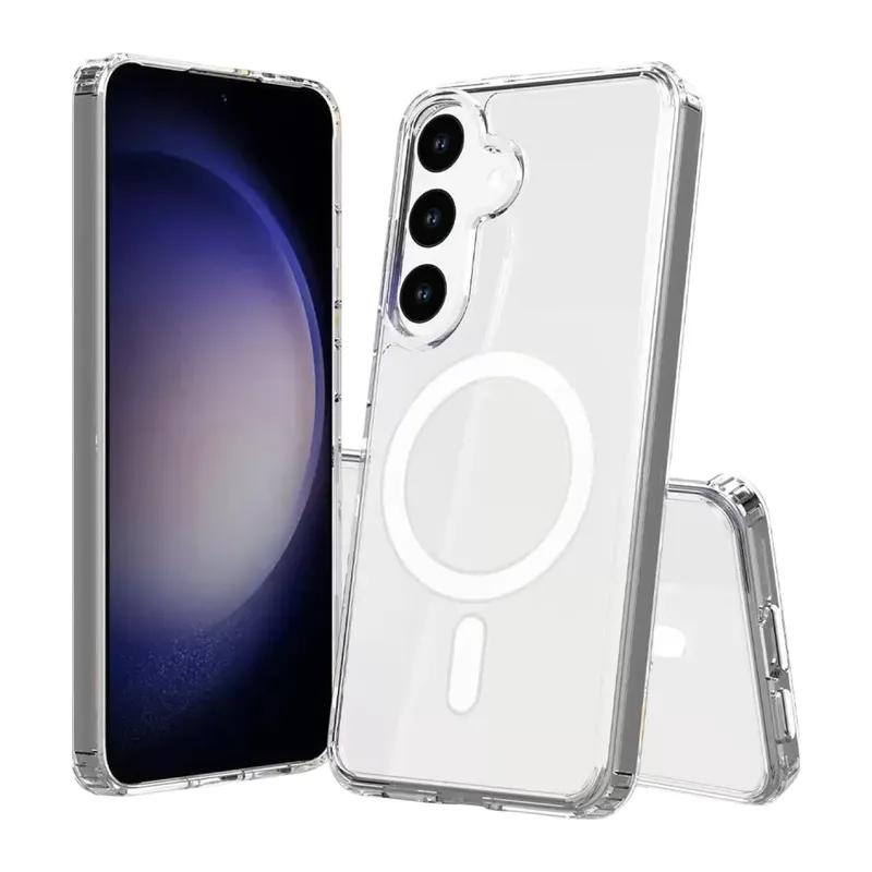 Samsung Galaxy S26 Magneticsafe Şeffaf Silikon - Şeffaf