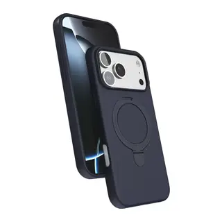 Apple İphone 17 Pro Regal Magsafe Standlı Kapak - Lacivert