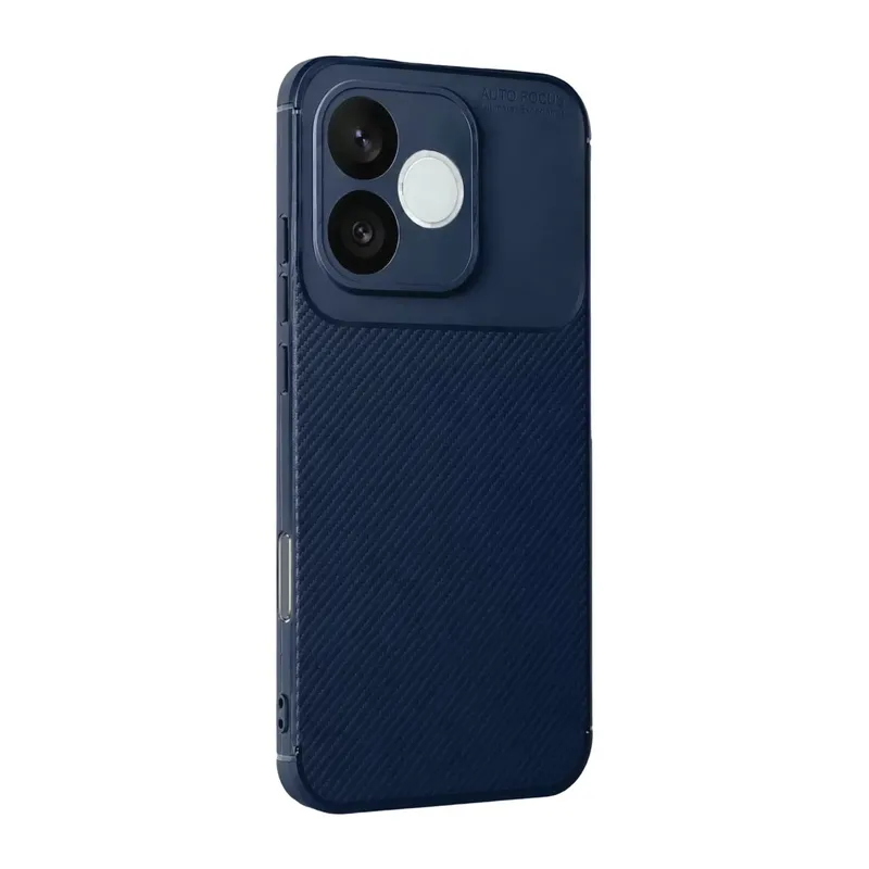 Huawei Honor 600 Lite Auto Focus Karbon Kapak - Lacivert