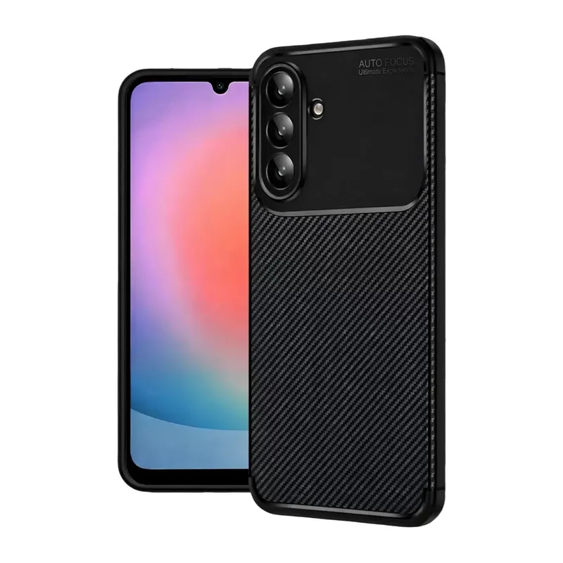 Samsung Galaxy A37 5g Auto Focus Karbon Kapak - Siyah