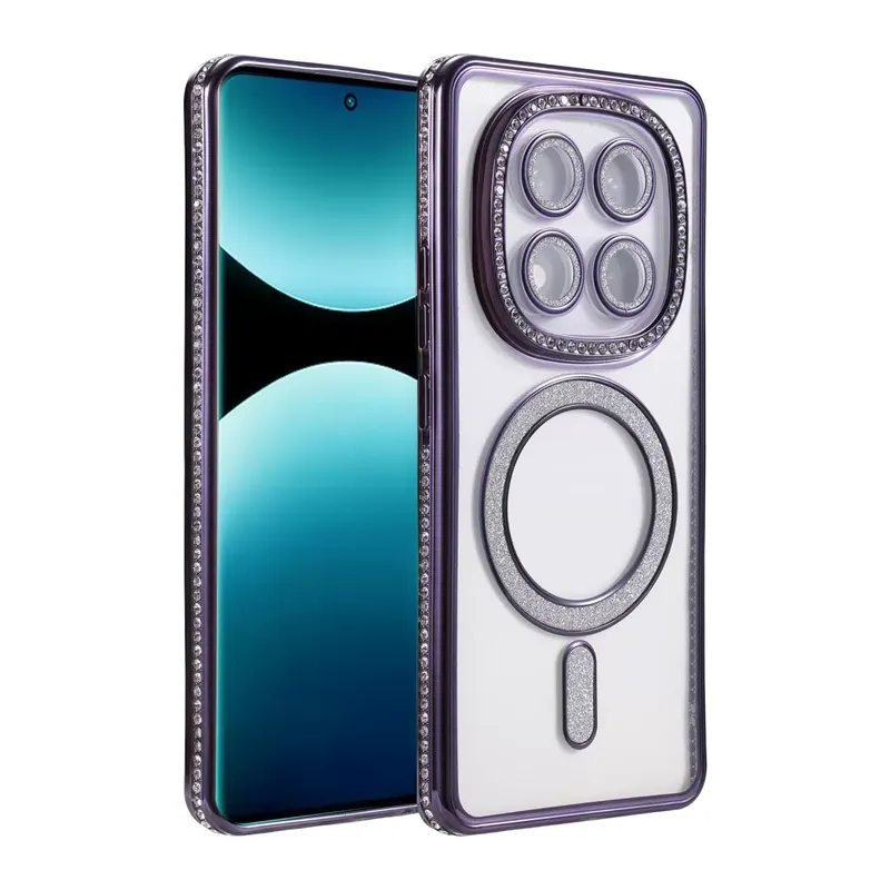 Xiaomi Redmi Note 15 Pro 5g Joke Simli Magneticsafe Kılıf - Derin Mor