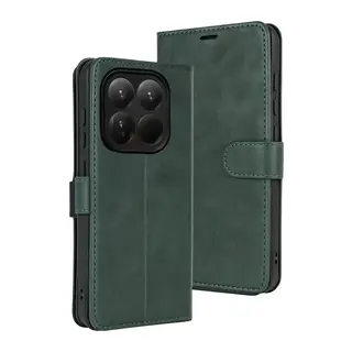 Xiaomi Mi 15t Trend S Plus Kapaklı Kılıf - Yeşil