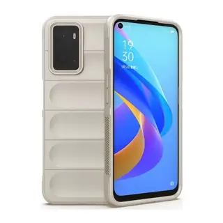 Realme 9i 4g Kılıf Optimum Silikon - Krem