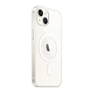Apple İphone 15 Plus Kılıf Magneticsafe Şeffaf Silikon - Şeffaf