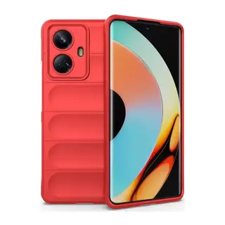 Realme 10 Pro 5g Kılıf Optimum Silikon - Kırmızı