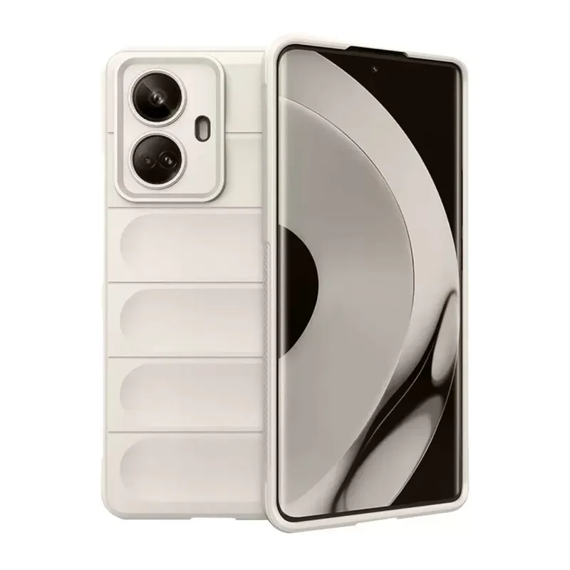 Realme 10 Pro 5g Kılıf Optimum Silikon - Krem