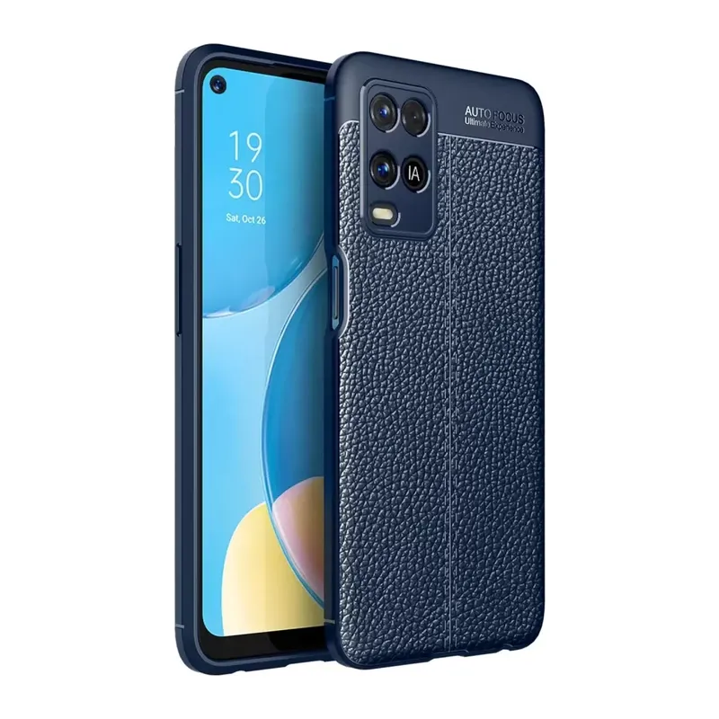Oppo A54 4g Kılıf Auto Focus Kapak - Lacivert