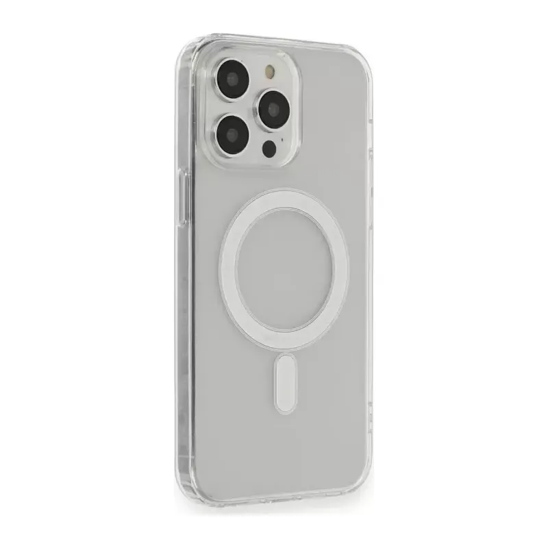 Apple İphone 14 Pro Max Kılıf Matte Şeffaf Magneticsafe - Şeffaf