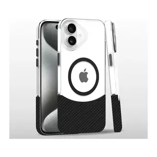 Joko Apple İphone 16 Plus Carbon Puzzle Magsafe Kapak - Siyah-2