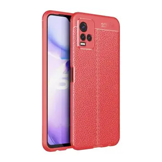 Vivo Y21s Kılıf Auto Focus Kapak - Kırmızı