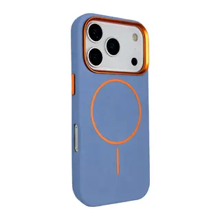 Joko Apple İphone 18 Pro Max Luno Deri Magsafe Kapak - Sierra Blue
