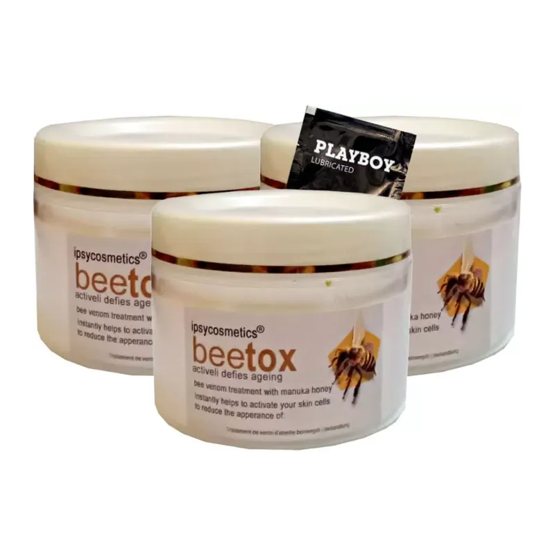 İpsycosmetics Beetox Arı Özü Kremi 100 Ml X 3 Adet + Jel