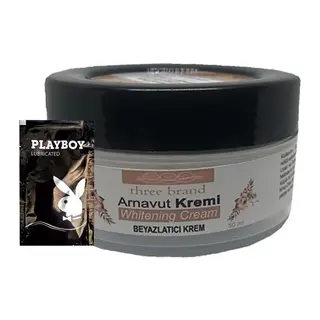Three Brand Arnavut Kremi Asılkoz2-2:0118 Whitening Cream Bölgesel Aklık Kremi 50 Ml + 1 Tane Hediye Jel
