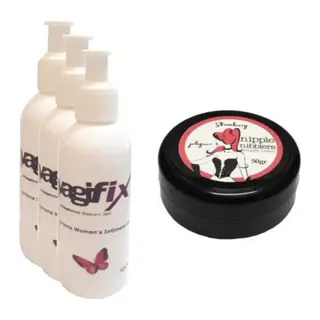 Hintohu Nipple Nibblers Tingle Balm 50ml Çilekli Göğüs Bakım Kremi 3 Adet Genital Bakım Kremi 120 M