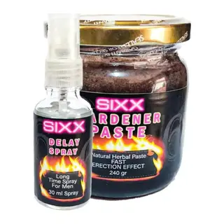 Sixx Anl Relaxer Gel 60 Ml Herbal Paste Doğal Macun 240 Gr