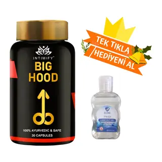 Altın Kapak Erkekler Için Yeni Performans Intimify Bıg Hood 30 Kapsül