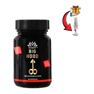 Big Hood Erkeklere Destekleyici 30'lu X 1 Adet +erosel Masaj Yağı