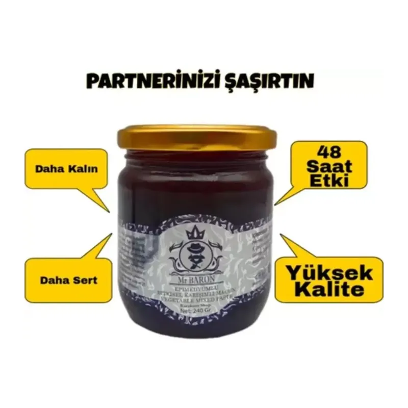 Mr. Baron Mucizevi Erkeklere Özel Doğal Macun 240 Gr