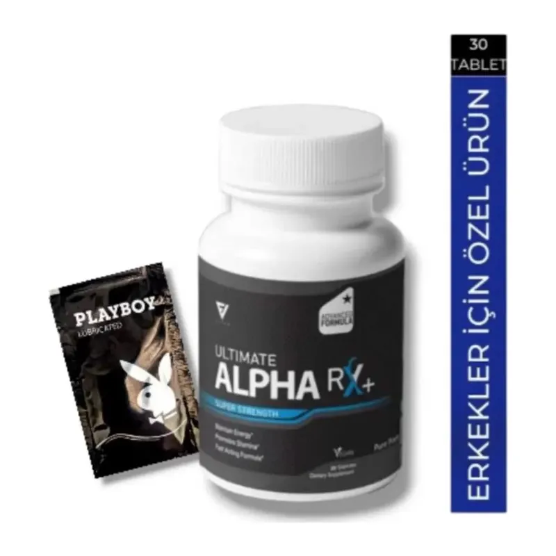 Alpha Rx Ultimate Erkeklere Özel Ürün 30 Lu Mucizevi Jel Hediye