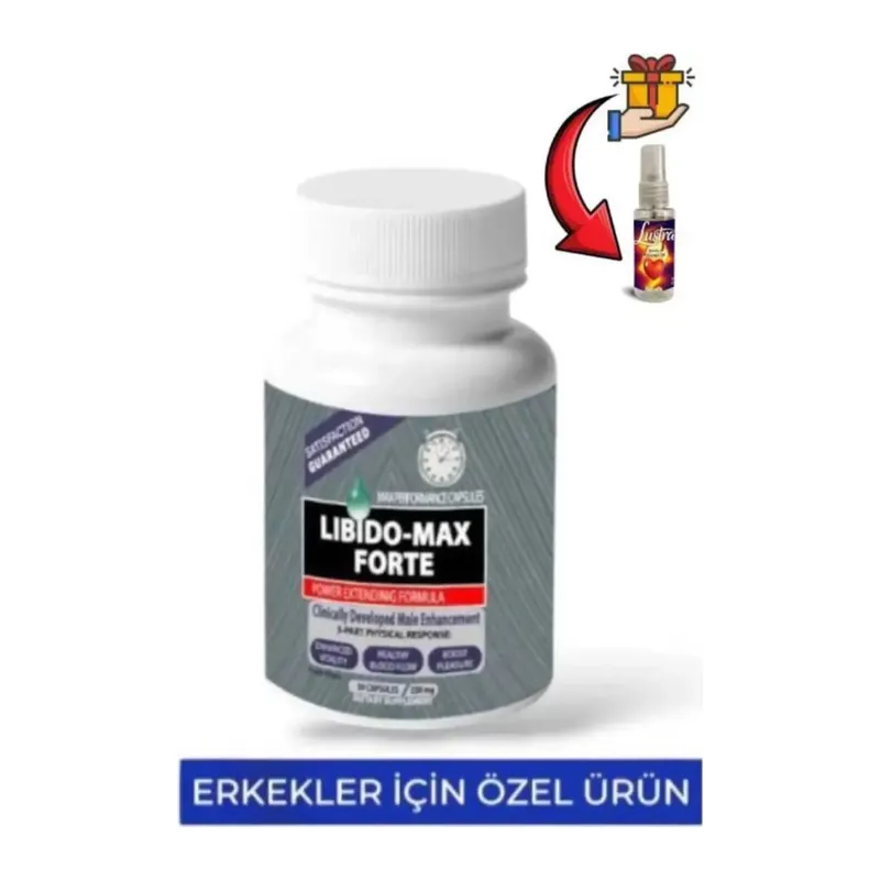 Li.bido Max Forte 30'lu X 1 Adet+ Lustra Masaj Yağı