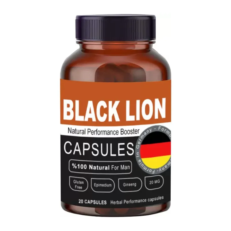 Black Lion Men Booster Erkeklere Özel Anlar 20 Capsul